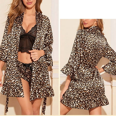Binmer Women Summer Pajama Suit Homewear Pajamas Women s Three-piece Outerwear + Underwear + Shorts Pajama Set Homewear
Binmer Women Summer Pajama Suit Homewear Pajamas Women s Three-piece Outerwear + Underwear + Shorts Pajama Set Homewear