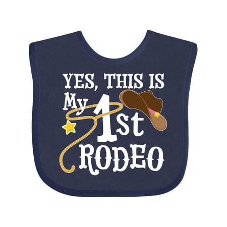 Inktastic Yes This is My 1st Rodeo- Cowboy Hat and Lasso Gift Baby Boy or Baby Girl Bib
Inktastic Yes This is My 1st Rodeo- Cowboy Hat and Lasso Gift Baby Boy or Baby Girl Bib