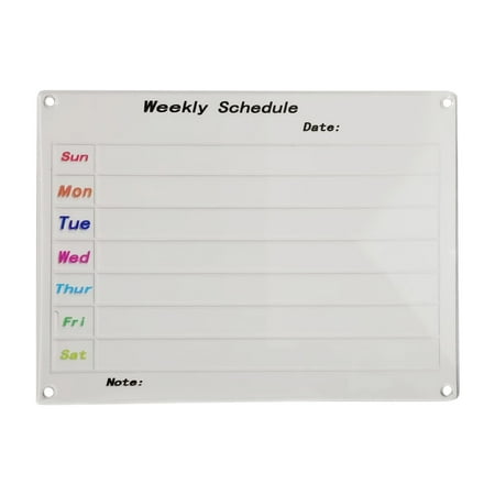 Ozmmyan Acrylic Dry And Wet Wiping Board Writing Board Refrigerator Magnetic Weekly And Monthly Calendar Note Board Message Board,5ML Up to 50% off
Ozmmyan Acrylic Dry And Wet Wiping Board Writing Board Refrigerator Magnetic Weekly And Monthly Calendar Note Board Message Board,5ML Up to 50% off