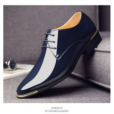 2022 Newly Men s Quality Patent Leather Shoes White Wedding Shoes Size 38-48 Black Leather Soft Man Dress Shoes
2022 Newly Men s Quality Patent Leather Shoes White Wedding Shoes Size 38-48 Black Leather Soft Man Dress Shoes