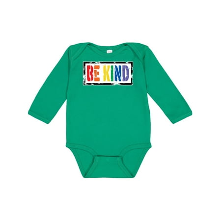 Inktastic Be Kind Stencil LGBT Rainbow Gift Baby Boy or Baby Girl Long Sleeve Bodysuit
Inktastic Be Kind Stencil LGBT Rainbow Gift Baby Boy or Baby Girl Long Sleeve Bodysuit