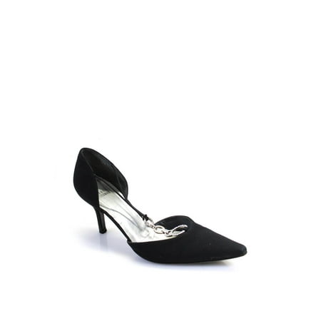 Pre-owned|Stuart Weitzman Women s Pointed Toe Pumps Black Size 8