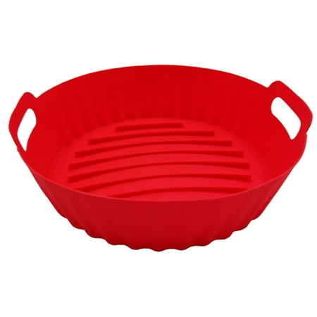 JANGSLNG Fryer Silicone Bakeware Reused Foldable Not Easily Deformed Thin Food-grade Bakeware Even Heating Round Shape Baking Pan Kitchen Supply
JANGSLNG Fryer Silicone Bakeware Reused Foldable Not Easily Deformed Thin Food-grade Bakeware Even Heating Round Shape Baking Pan Kitchen Supply