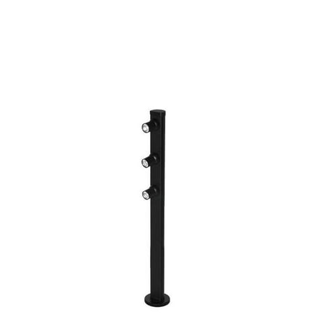 Jesco Lighting SD105CC102530-B 10 in. LED Mizar Pole - Black