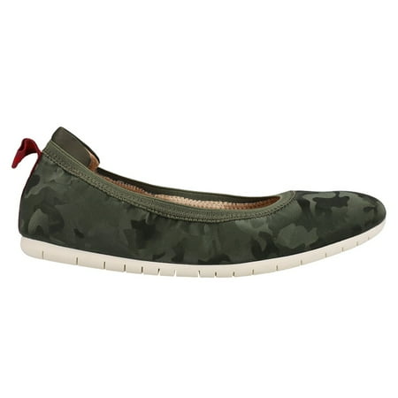 LifeStride Womens Devoted Hunter Camo Slip-On Flats Casual