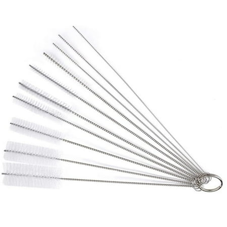 Bottle Cleaning Brushes 10 Pcs Tube Brush Nylon Bottle Pipe Cleaner Set for Bottle Glasses Straw Cleaning White
Bottle Cleaning Brushes 10 Pcs Tube Brush Nylon Bottle Pipe Cleaner Set for Bottle Glasses Straw Cleaning White
