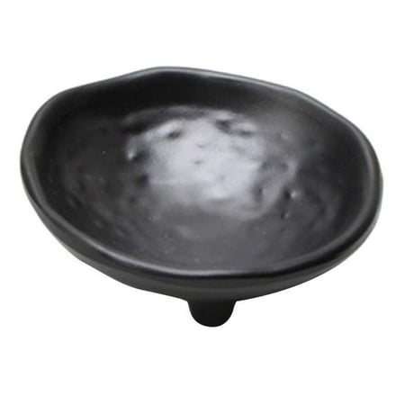 Black Dipper Bowl Japanese Sushi Saucer Dessert Cream Snack Nut Bites Dish g