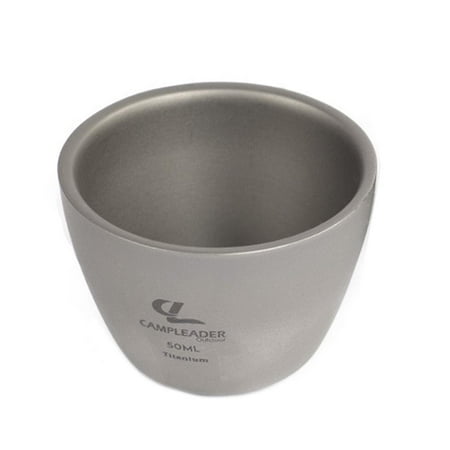 ankishi Titanium Cup Outdoor Portable Metal Tea Set 50ml