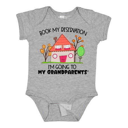 Inktastic Book My Reservation! I m Going to My Grandparents - House Gift Baby Boy or Baby Girl Bodysuit
Inktastic Book My Reservation! I m Going to My Grandparents - House Gift Baby Boy or Baby Girl Bodysuit