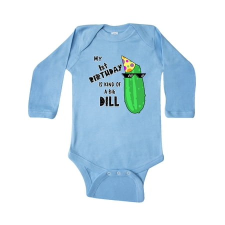 Inktastic My 1st Birthday is kind of a Big Dill Pickle in Sunglasses Gift Baby Boy or Baby Girl Long Sleeve Bodysuit
Inktastic My 1st Birthday is kind of a Big Dill Pickle in Sunglasses Gift Baby Boy or Baby Girl Long Sleeve Bodysuit