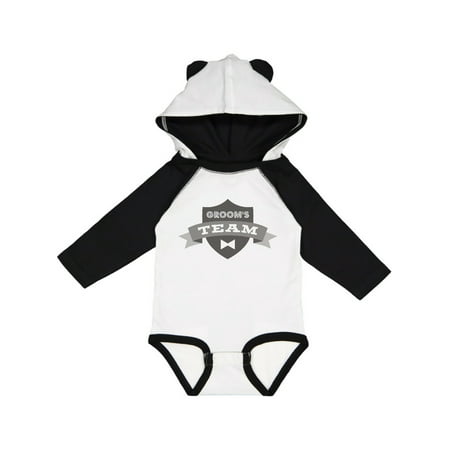 Inktastic Banner Groom s Team Gift Baby Boy or Baby Girl Long Sleeve Bodysuit