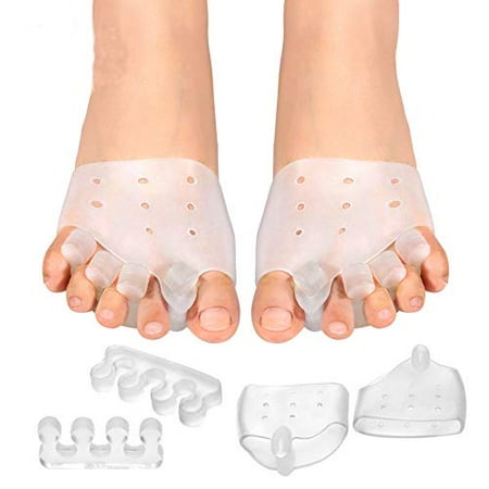 Gel Toe Spreaders Separator Silicone Kit Bunion Correctors for Big Toe and Little Toe Toe Straighteners for Bent Claw Curved Toes Dance Running Toe Separators Wear with Shoes for Women &
Gel Toe Spreaders Separator Silicone Kit Bunion Correctors for Big Toe and Little Toe Toe Straighteners for Bent Claw Curved Toes Dance Running Toe Separators Wear with Shoes for Women &