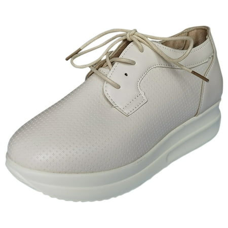 Follure Girl women s casual shoes Womens Ladies Fashion Platform Wedge Mesh Breathable Lace Up Sneakers Shoes Beige 40
Follure Girl women s casual shoes Womens Ladies Fashion Platform Wedge Mesh Breathable Lace Up Sneakers Shoes Beige 40