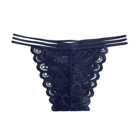 zuwimk Womens Panties Seamless Women T Back Low Waist panties Cotton Seamless underwear bikini thong Navy M
zuwimk Womens Panties Seamless Women T Back Low Waist panties Cotton Seamless underwear bikini thong Navy M
