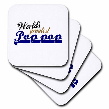 Worlds Greatest Pop-pop - grandfather nickname - Best Granddad - Grandpa appreciation gifts set of 4 Coasters - Soft cst-151316-1
Worlds Greatest Pop-pop - grandfather nickname - Best Granddad - Grandpa appreciation gifts set of 4 Coasters - Soft cst-151316-1