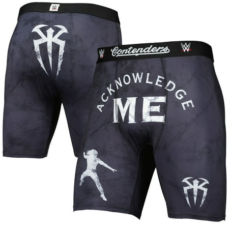 Men s Black Roman Reigns Contenders Boxer Briefs