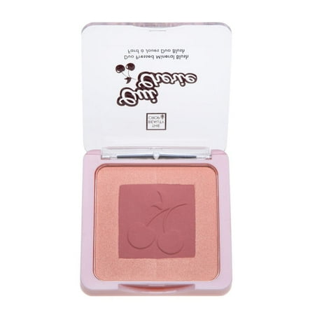 The Beauty Crop Oui Cherie Powder Blush Compact Peach Paris