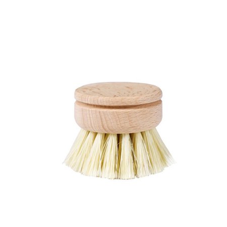 Mingyiq Sisal Solid Wood Creative Pot Brush Long Handle Kitchen Cleaning Brush