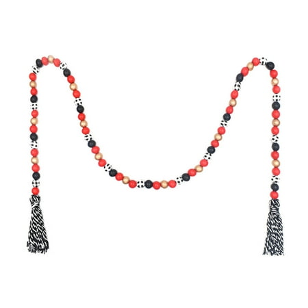 NUOLUX 1Pc Christmas Decorative Beads String Home Wooden Beads Decor Backdrop Pendant
NUOLUX 1Pc Christmas Decorative Beads String Home Wooden Beads Decor Backdrop Pendant