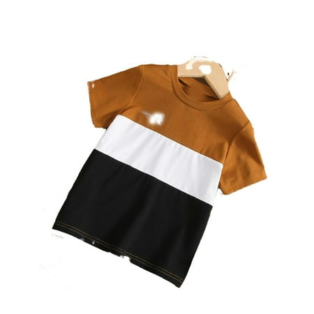 Casual Colorblock Round Neck Short Sleeve Multicolor Toddler Boy T-Shirts ( Boy s)
Casual Colorblock Round Neck Short Sleeve Multicolor Toddler Boy T-Shirts ( Boy s)