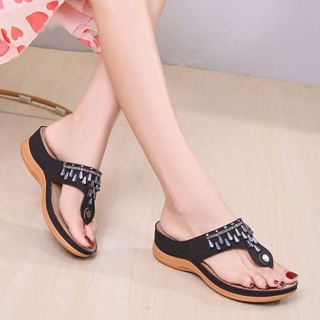 Wirdiell Women Summer Slip-On Wedges Beach Open Toe Breathable Sandals Embroidery Shoes
Wirdiell Women Summer Slip-On Wedges Beach Open Toe Breathable Sandals Embroidery Shoes