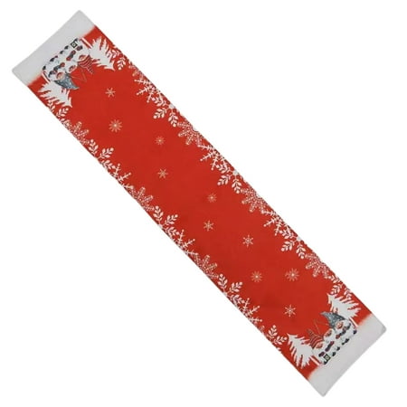 VEAREAR Christmas Tablecloth Exquisite Pattern Wear Resistant Washable Non-Fading Non-woven Fabric Xmas Tree Dwarf Printed Table Runner Tablecloth for Home
VEAREAR Christmas Tablecloth Exquisite Pattern Wear Resistant Washable Non-Fading Non-woven Fabric Xmas Tree Dwarf Printed Table Runner Tablecloth for Home
