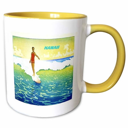 3dRose Beautiful Turquoise n Yellow Vintage Hawaiian Surfing Poster - Two Tone Yellow Mug 11-ounce
3dRose Beautiful Turquoise n Yellow Vintage Hawaiian Surfing Poster - Two Tone Yellow Mug 11-ounce