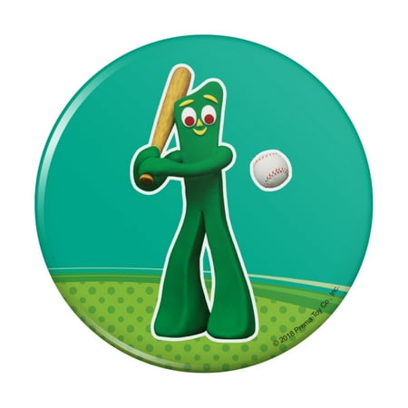 Baseball Player Gumby Kitchen Refrigerator Locker Button Magnet