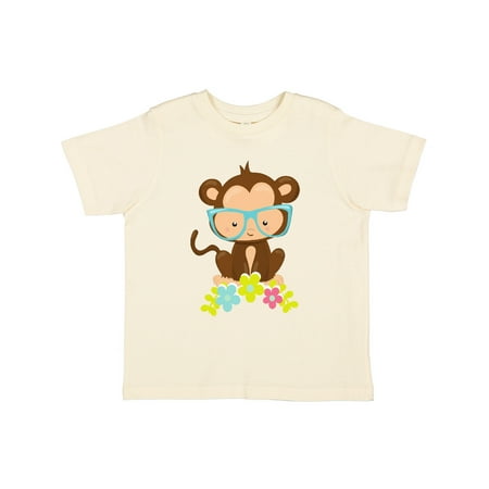 Inktastic Cute Monkey With Eyeglasses Colorful Flowers Gift Toddler Boy or Toddler Girl T-Shirt
Inktastic Cute Monkey With Eyeglasses Colorful Flowers Gift Toddler Boy or Toddler Girl T-Shirt