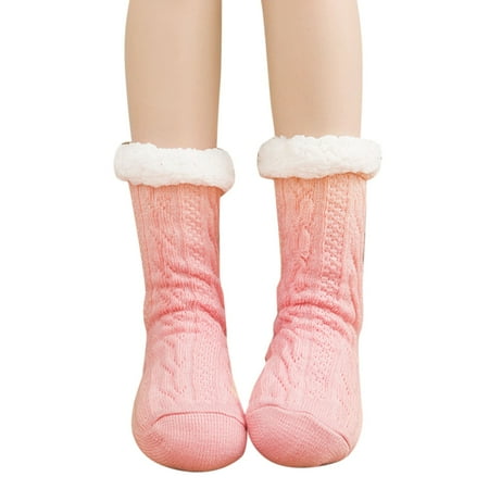 Women Solid Knitted Slip Plush Thicken Warm Winter Boots Socks Household Socks Womens Socks Small
Women Solid Knitted Slip Plush Thicken Warm Winter Boots Socks Household Socks Womens Socks Small