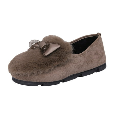 Ladies Fashion Suede Bow Knot Warm Plush Shallow Flat Bottomed Casual Cotton Shoes
Ladies Fashion Suede Bow Knot Warm Plush Shallow Flat Bottomed Casual Cotton Shoes