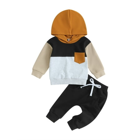 Lieserram Baby Toddler Boys 2 Piece Outfits 0 6 12 18 24 MOnths 2T 3T Contrast Color Knitted Long Sleeve Hoodie Sweatshirt and Elastic Pants Spring Clothes Set
Lieserram Baby Toddler Boys 2 Piece Outfits 0 6 12 18 24 MOnths 2T 3T Contrast Color Knitted Long Sleeve Hoodie Sweatshirt and Elastic Pants Spring Clothes Set