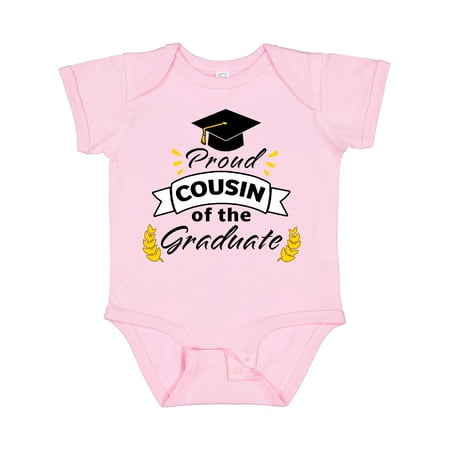 Inktastic Proud Cousin of the Graduate-Family Graduation Gift Baby Boy or Baby Girl Bodysuit
Inktastic Proud Cousin of the Graduate-Family Graduation Gift Baby Boy or Baby Girl Bodysuit