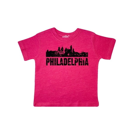 Inktastic Philadelphia Skyline Grunge Gift Toddler Boy or Toddler Girl T-Shirt