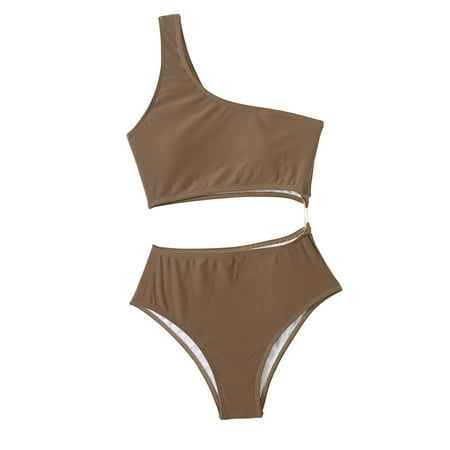 Women s Siamese Swimwear Suit Pure Color Tight Temperament Beach Bikini Set Soft Elegant One Shoulder Swimsuit Men s Pajama Shorts
Women s Siamese Swimwear Suit Pure Color Tight Temperament Beach Bikini Set Soft Elegant One Shoulder Swimsuit Men s Pajama Shorts