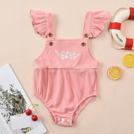 Jeborah Newborn Infant Baby Girls Ribbed Sleeveless Embroidery Bodysuit Romper Jumpsuit Rollbacks
Jeborah Newborn Infant Baby Girls Ribbed Sleeveless Embroidery Bodysuit Romper Jumpsuit Rollbacks