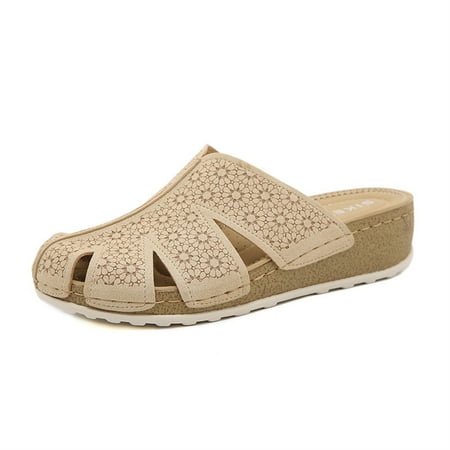 Women s Baotou Sandals Slip-on Style Casual Shoes with Anti-slip Sole Summer Beach Supply 39 Apricot
Women s Baotou Sandals Slip-on Style Casual Shoes with Anti-slip Sole Summer Beach Supply 39 Apricot