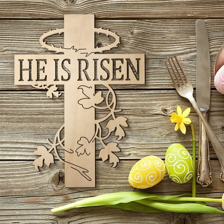 Rong Yun Easter Wooden Pendant He Is Reborn Home Decoration Ornaments(Buy 2 Get 1 Free)
Rong Yun Easter Wooden Pendant He Is Reborn Home Decoration Ornaments(Buy 2 Get 1 Free)