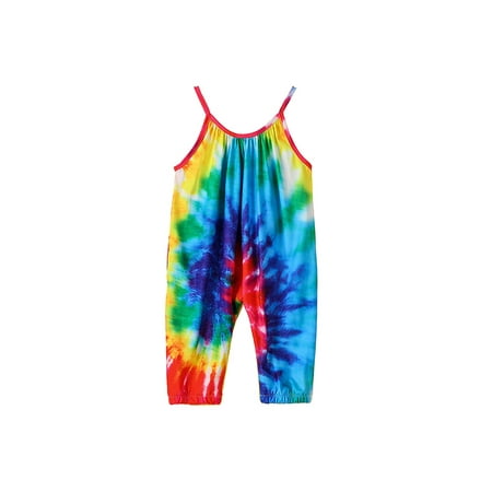 Diconna Toddle Sleeveless Jumpsuit with Tie-dye Pattern Printing Elastic Closure Clothing
Diconna Toddle Sleeveless Jumpsuit with Tie-dye Pattern Printing Elastic Closure Clothing