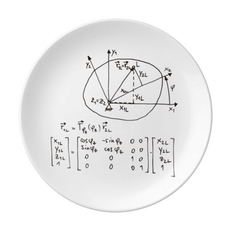Math Kowledge Circle Plate Decorative Porcelain Salver Tableware Dinner Dish
Math Kowledge Circle Plate Decorative Porcelain Salver Tableware Dinner Dish