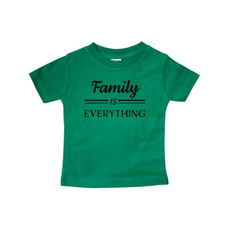 Inktastic Family Is Everything in Black Text Gift Baby Boy or Baby Girl T-Shirt
