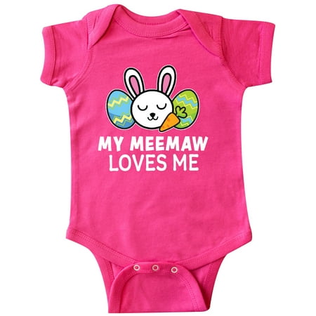Inktastic My Meemaw Loves Me with Bunny and Easter Eggs Gift Baby Boy or Baby Girl Bodysuit
Inktastic My Meemaw Loves Me with Bunny and Easter Eggs Gift Baby Boy or Baby Girl Bodysuit