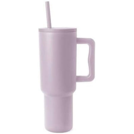 Dib 40 Oz With Handle And Straw Lid | Insulated Cup Reusable Stainless Steel Water Bottle Travel Mug Cupholder Friendly | Gifts For Women Him Her (Feather Purple)
Dib 40 Oz With Handle And Straw Lid | Insulated Cup Reusable Stainless Steel Water Bottle Travel Mug Cupholder Friendly | Gifts For Women Him Her (Feather Purple)