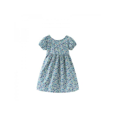 Baby & Toddler Girls Short Sleeve Play Dresses Sizes 1T-8T