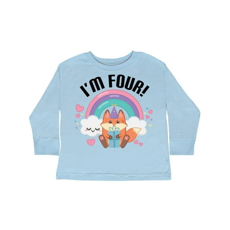 Inktastic 4th Birthday Fox Cute Girls Gift Toddler Toddler Girl Long Sleeve T-Shirt
Inktastic 4th Birthday Fox Cute Girls Gift Toddler Toddler Girl Long Sleeve T-Shirt