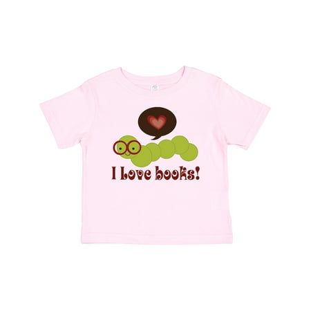 Inktastic I Love Books Bookworm Gift Baby Boy or Baby Girl T-Shirt