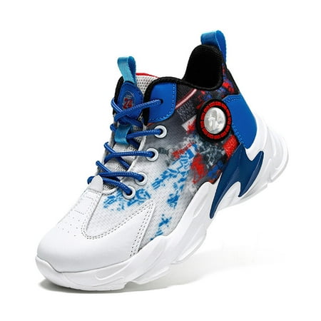 Engtoy Boys High Top Sneakers Basketball Shoes Breathable Lightweight Running Shoes for Kids Fashion School Shoes Little/Big Kids 
Engtoy Boys High Top Sneakers Basketball Shoes Breathable Lightweight Running Shoes for Kids Fashion School Shoes Little/Big Kids