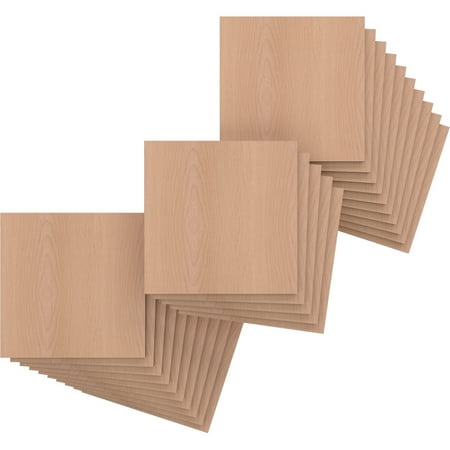 Ekena Millwork 7 3/4 W x 7 3/4 H x 1/4 T Wood Hobby Boards Alder (25-Pack)