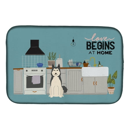 Carolines Treasures CK7729DDM West Siberian Laika Spitz Kitchen Scene Dish Drying Mat 14 x 21 multicolor
Carolines Treasures CK7729DDM West Siberian Laika Spitz Kitchen Scene Dish Drying Mat 14 x 21 multicolor