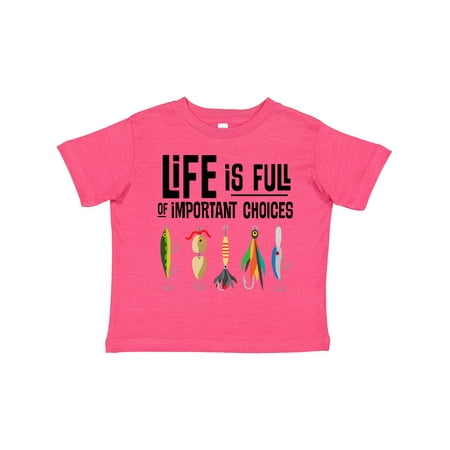 Inktastic Fishing Life is Full of Important Choices Gift Toddler Boy or Toddler Girl T-Shirt
Inktastic Fishing Life is Full of Important Choices Gift Toddler Boy or Toddler Girl T-Shirt